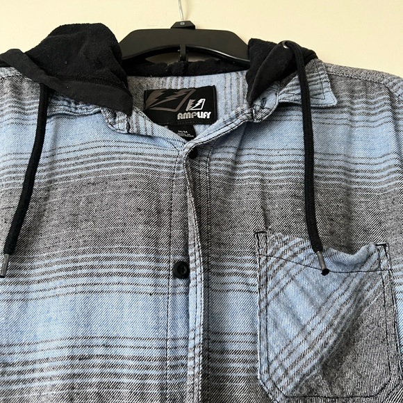 Ampufy Other - Men’s Long Sleeve Shirt With Hoodie